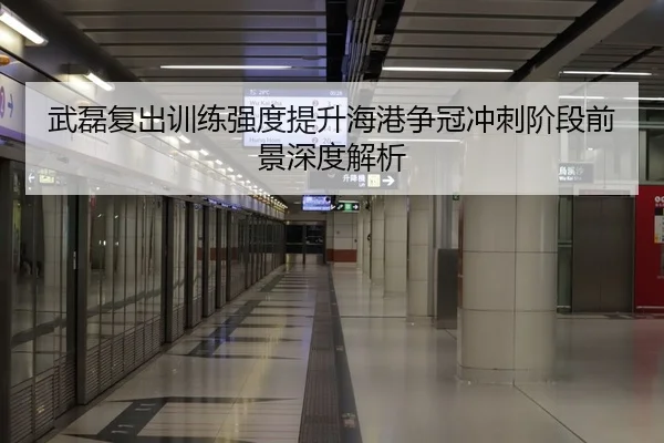 武磊复出训练强度提升海港争冠冲刺阶段前景深度解析 | JIUYOU